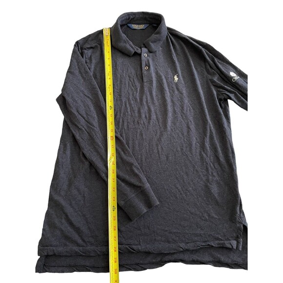 POLO GOLF‎ Ralph Lauren Henley Shirt Wool Silk Blend Size Large - Picture 3 of 6